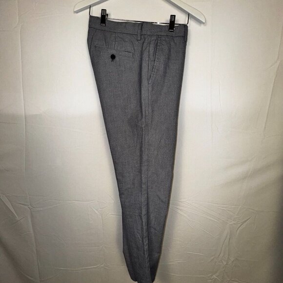 Banana Republic Other - Banana Republic Aiden Pants Men's 32x30 Blue and White Herringbone Casual Cotton